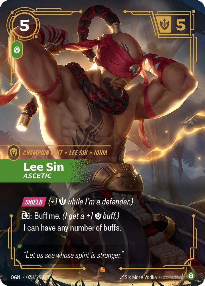 Lee Sin Ascetic (Origins)  - Foil