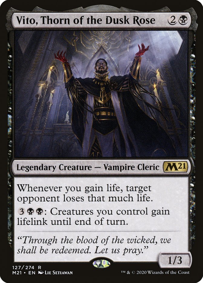 Vito, Thorn of the Dusk Rose (Core Set 2021) 