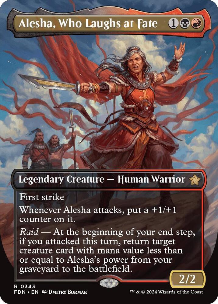 Alesha Who Laughs at Fate 343 (Foundations)  - Foil