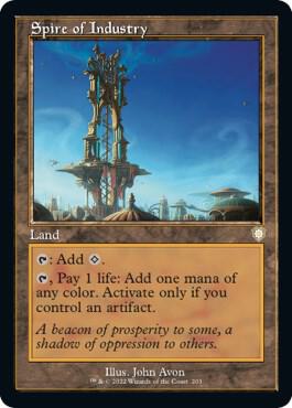 Spire of Industry Retro Frame (Commander: The Brothers' War) 