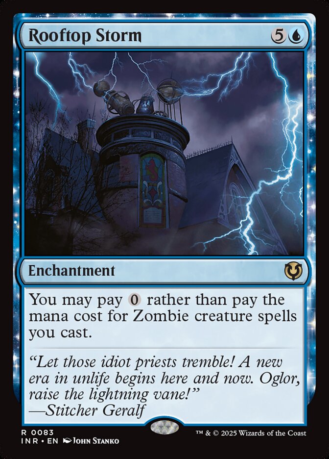Rooftop Storm (Innistrad Remastered)  - Foil