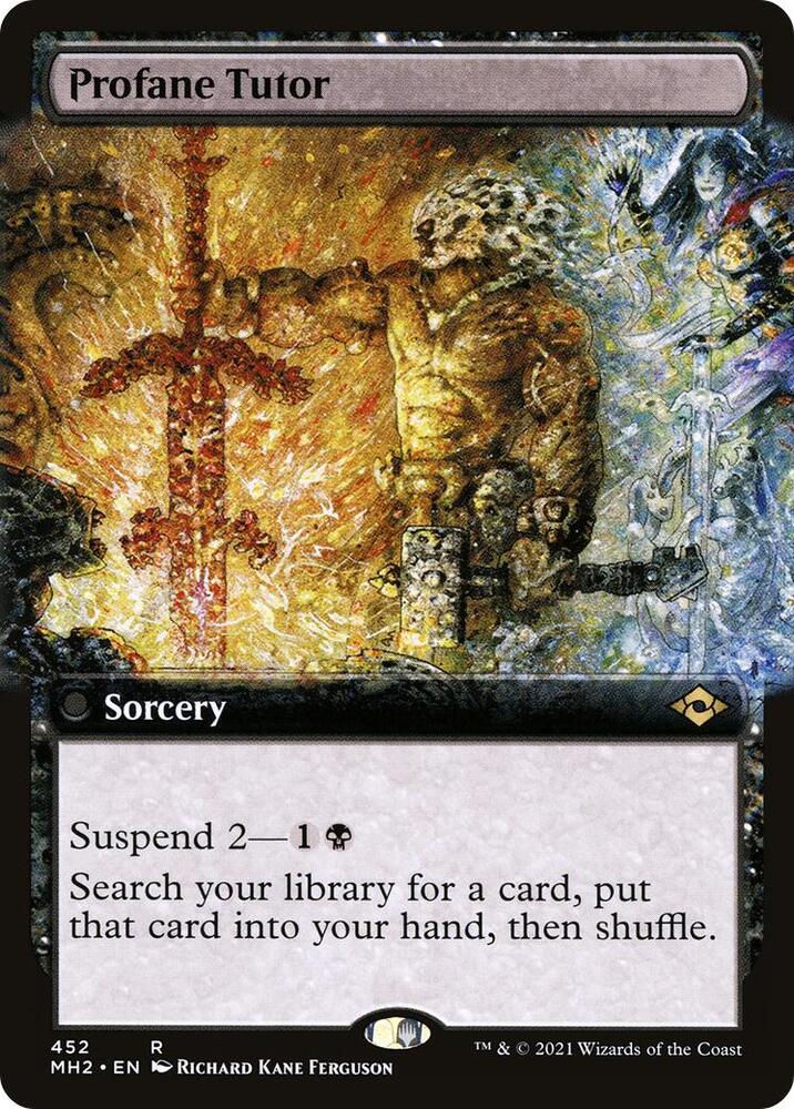 Profane Tutor Extended Art (Modern Horizons 2) 