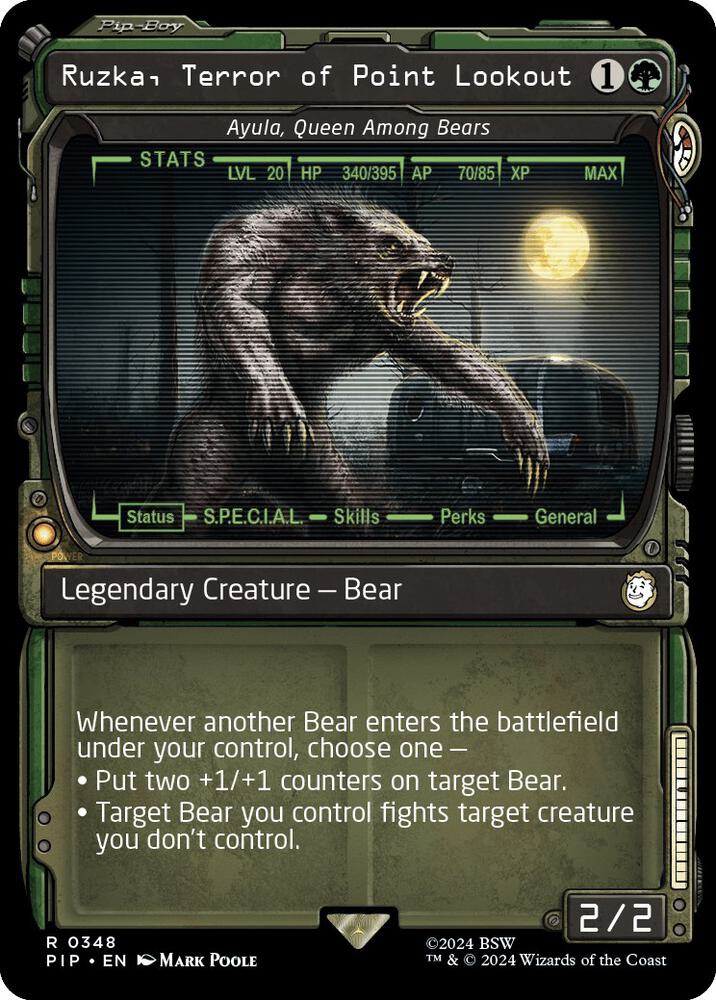 Ruzka Terror of Point Lookout Ayula Queen Among Bears Showcase (Universes Beyond: Fallout) 