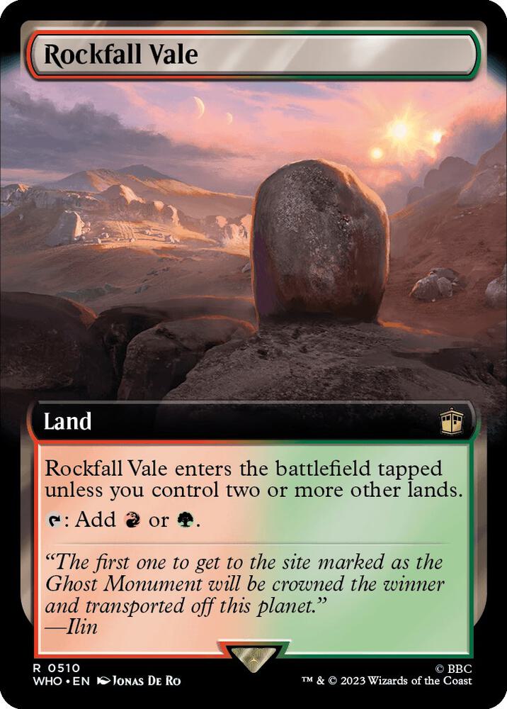 Rockfall Vale Extended Art (Universes Beyond: Doctor Who)  - Foil