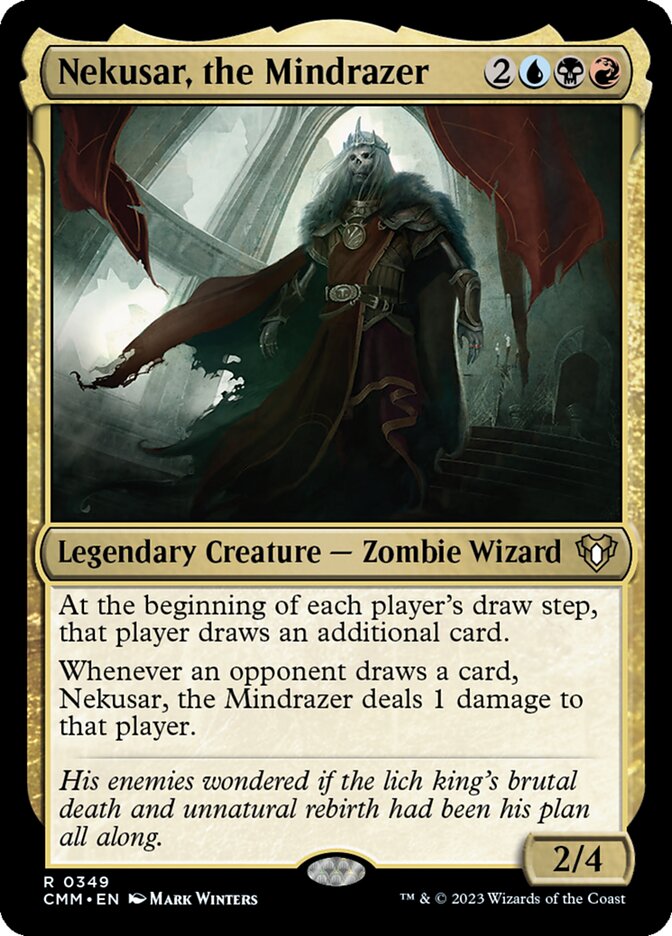 Nekusar, the Mindrazer (Commander Masters)  - Foil