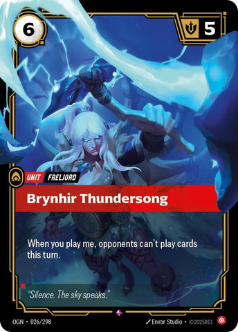 Brynhir Thundersong (Origins)  - Foil