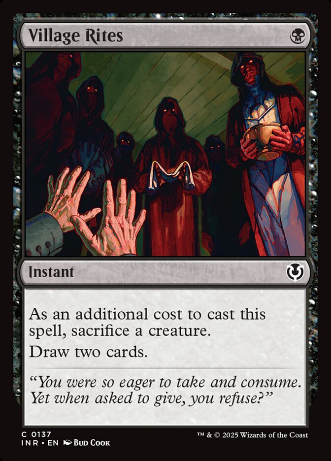 Village Rites (Innistrad Remastered)  - Foil
