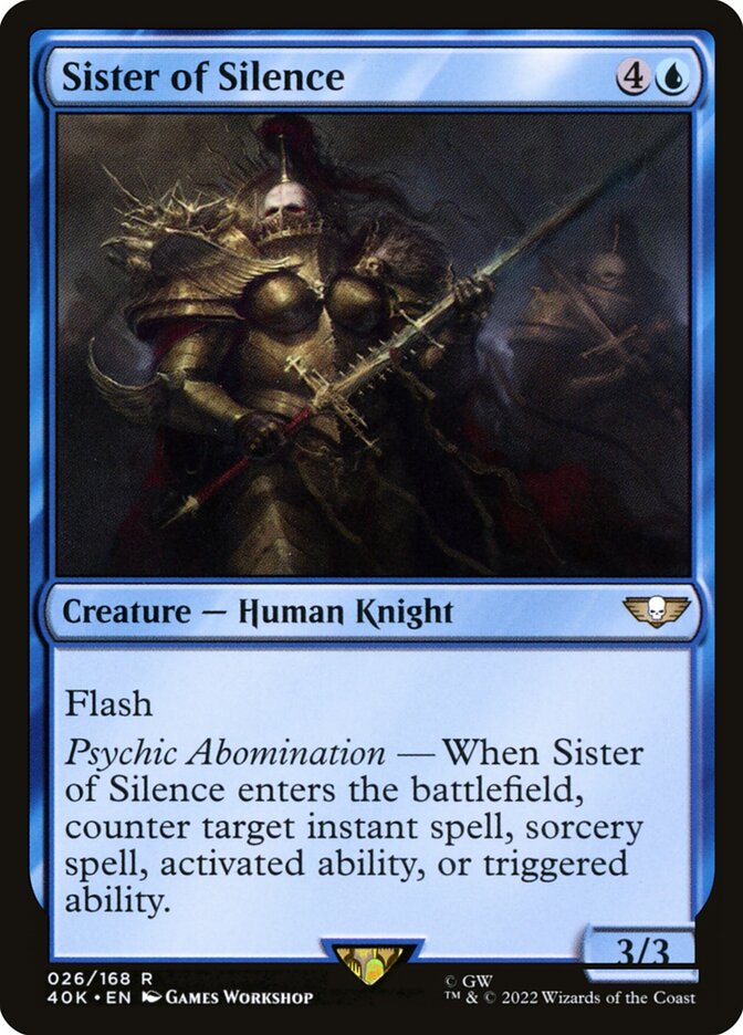 Sister of Silence 26/617 (Universes Beyond: Warhammer 40,000) 
