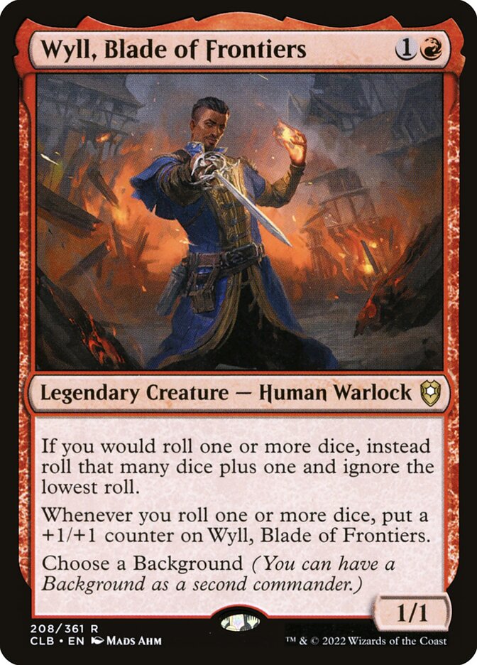 Wyll Blade of Frontiers 208 (Commander Legends: Battle for Baldur's Gate) 