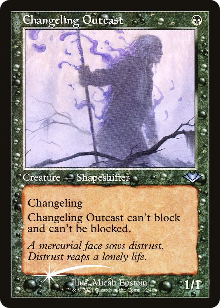 Changeling Outcast Retro Frame (Modern Horizons)  - Foil