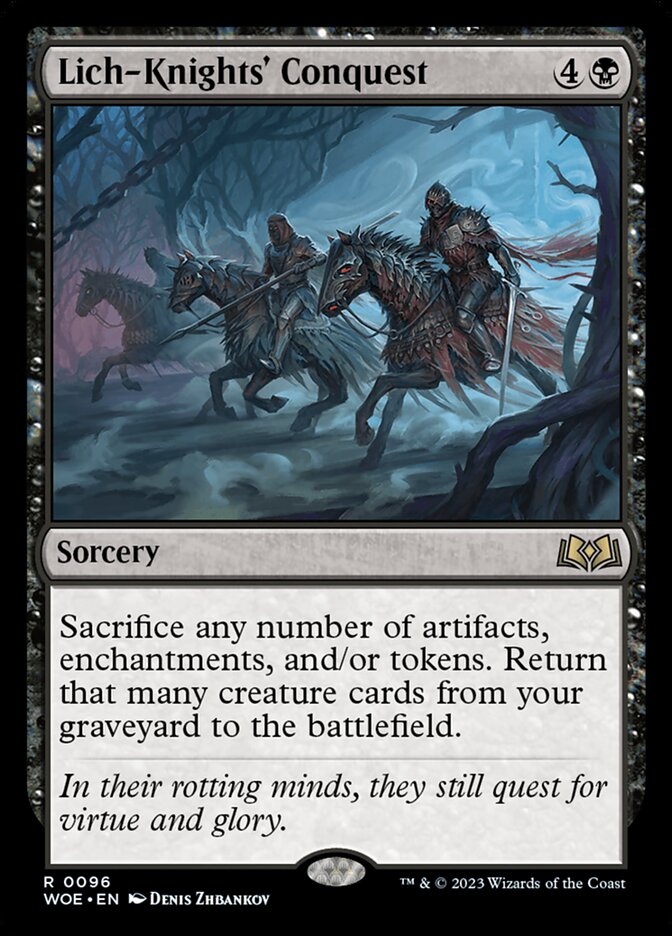 Lich-Knights' Conquest 96/276 (Wilds of Eldraine) 