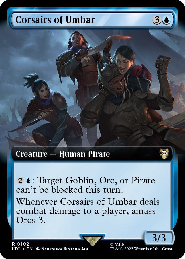Corsairs of Umbar Extended Art (Commander: The Lord of the Rings: Tales of Middle-earth) 