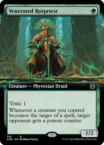 Venerated Rotpriest Extended Art (Phyrexia: All Will Be One) 