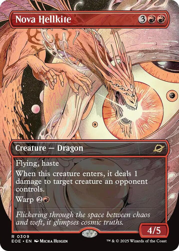 Nova Hellkite Borderless (Edge of Eternities)  - Foil