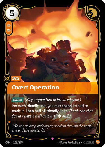 Overt Operation (Origins)  - Foil