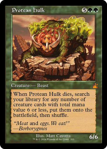 Protean Hulk 353/291 (Ravnica Remastered)  - Retro
