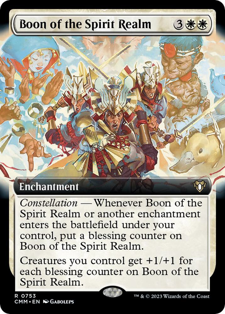 Boon of the Spirit Realm Extended Art (Commander Masters) 