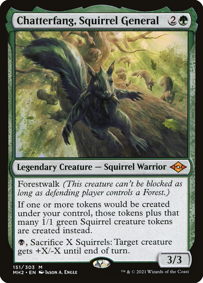Chatterfang, Squirrel General (Modern Horizons 2) 