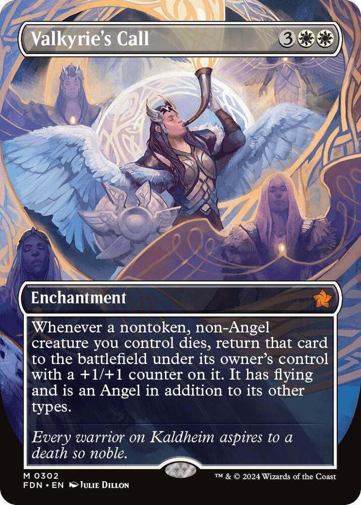 Valkyries Call Borderless (Foundations)  - Foil