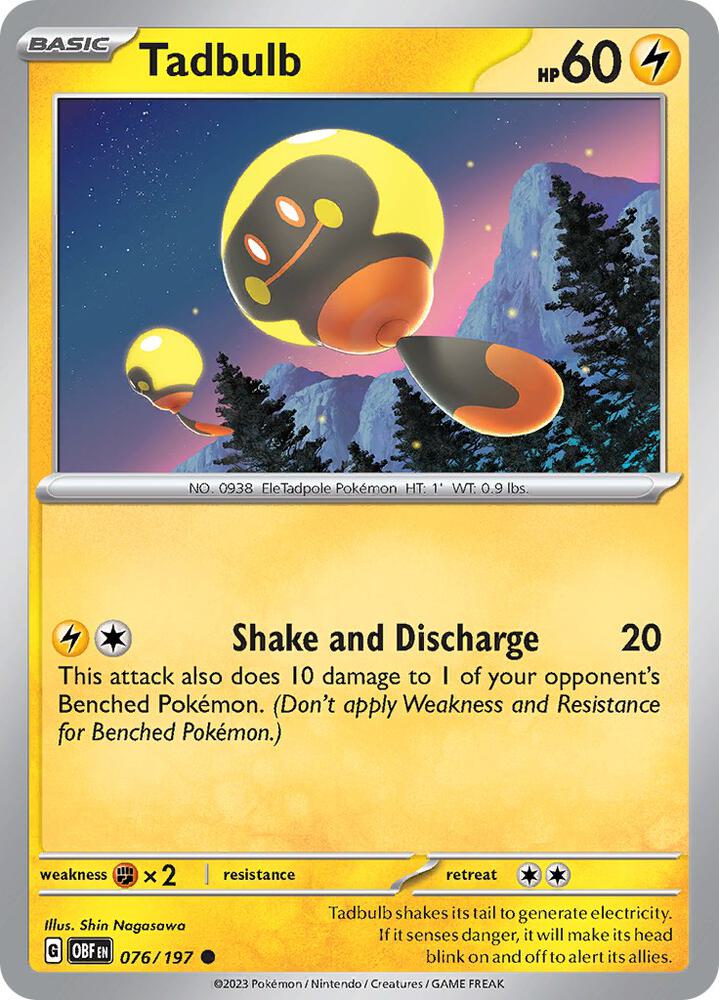 Tadbulb 076/197 (SV03: Obsidian Flames) 