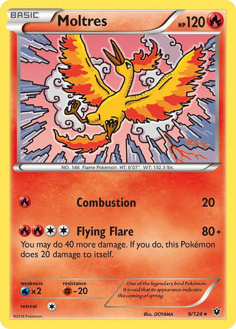 Moltres 9/124 (XY - Fates Collide) 