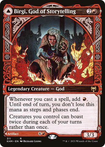Birgi God of Storytelling Showcase (Kaldheim) 