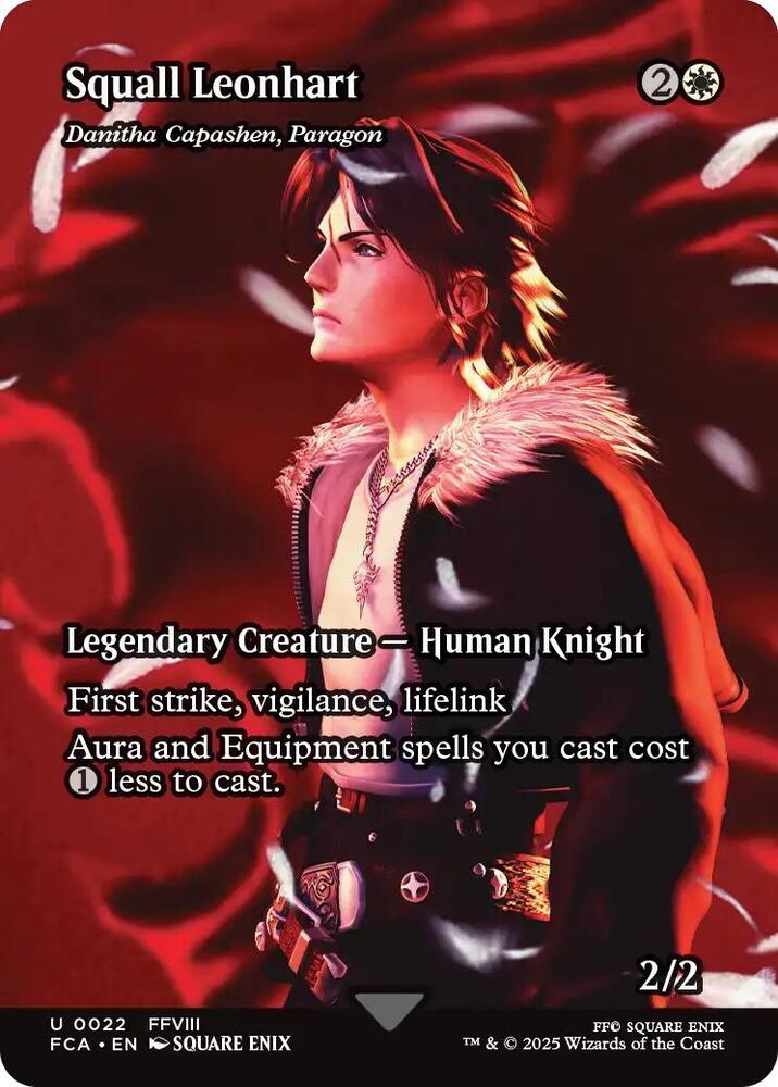 Squall Leonhart Danitha Capashen Paragon Showcase (FINAL FANTASY: Through the Ages)  - Foil