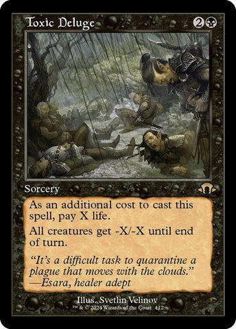 Toxic Deluge Retro Frame (Modern Horizons 3)  - Foil