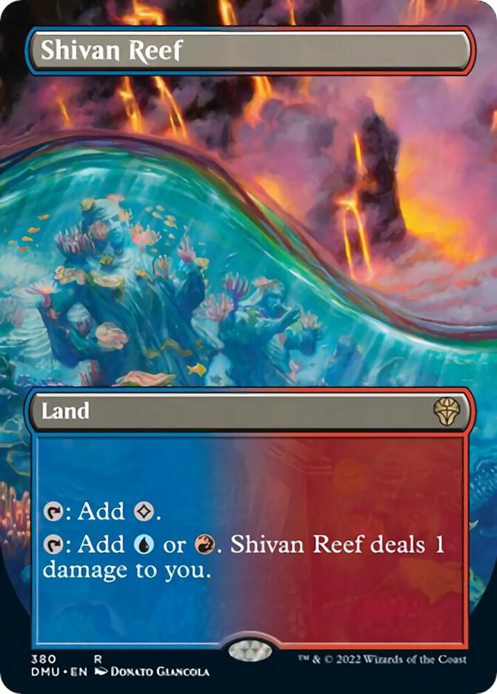 Shivan Reef Borderless (Dominaria United) 
