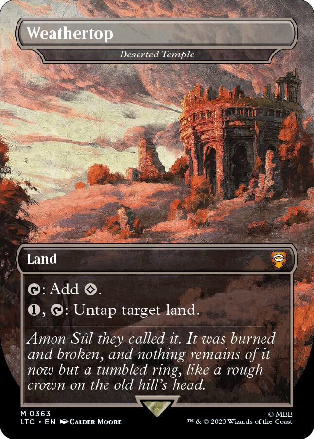 Weathertop Deserted Temple (Commander: The Lord of the Rings: Tales of Middle-earth) 