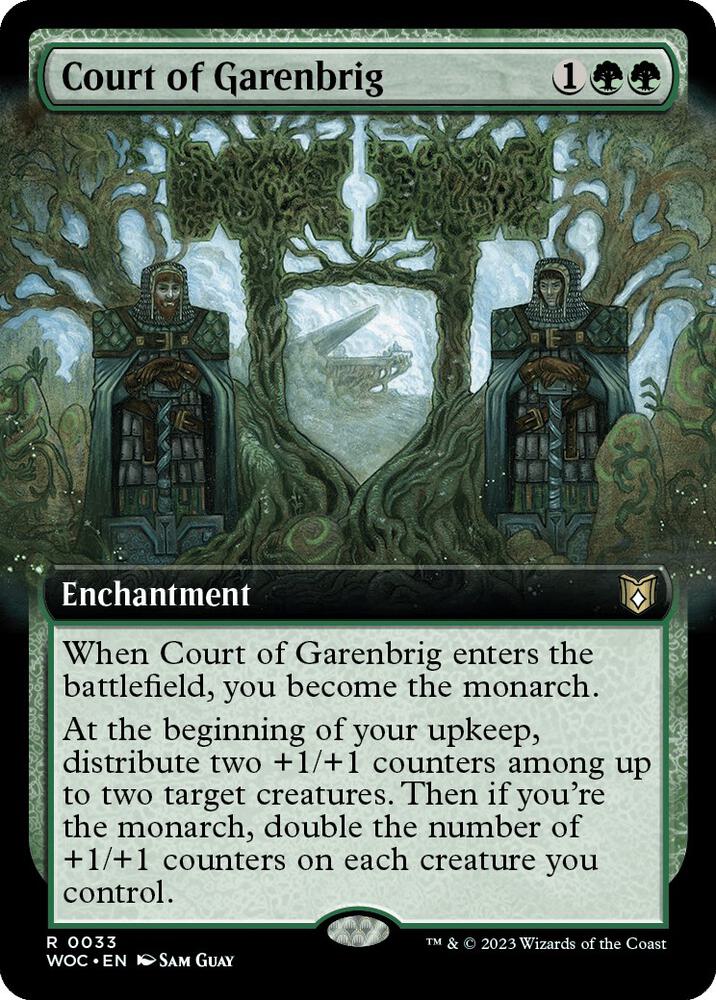 Court of Garenbrig Extended Art (Commander: Wilds of Eldraine)  - Foil
