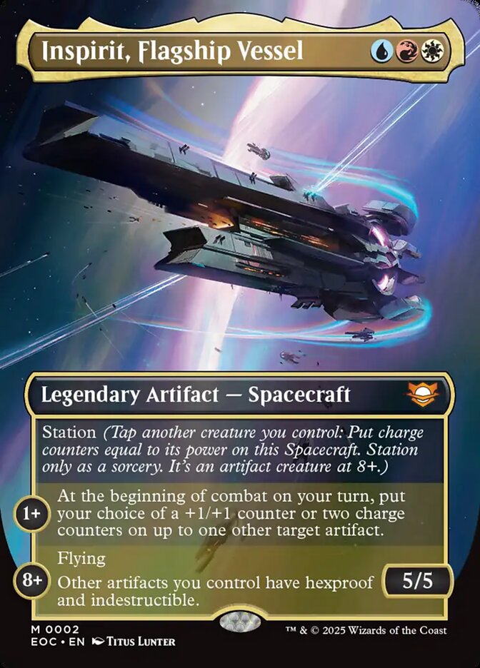 Inspirit, Flagship Vessel (Commander: Edge of Eternities) 