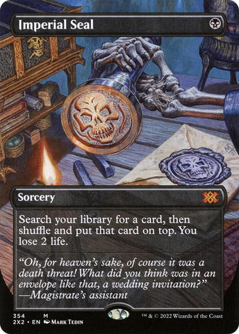 Imperial Seal Borderless (Double Masters 2022)  - Foil