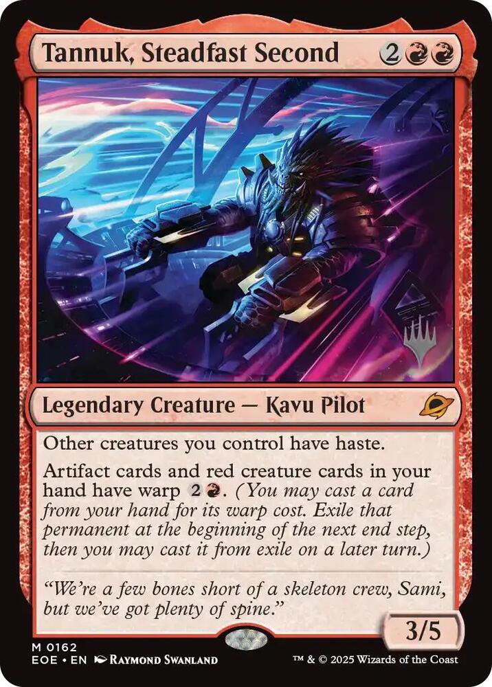 Tannuk Steadfast Second (Promo Pack: Edge of Eternities)  - Foil
