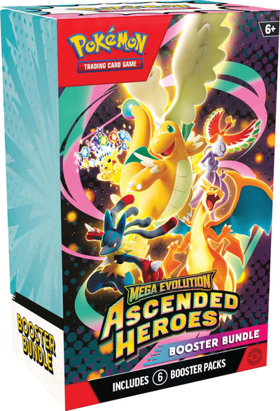 Pokemon Trading Card Game: Mega Evolution Ascended Heroes Booster Bundle