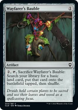 Wayfarers Bauble 344/361 (Commander Legends: Battle for Baldur's Gate) 