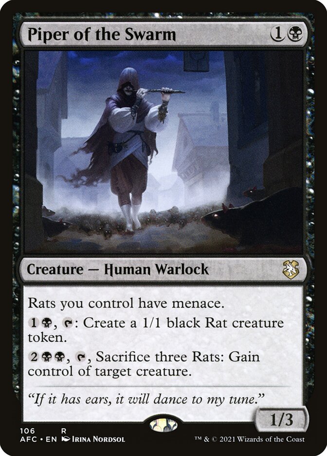 Piper of the Swarm (Commander: Adventures in the Forgotten Realms) 