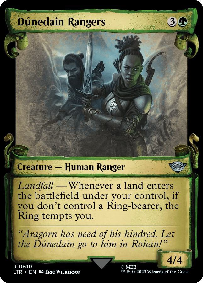 Dúnedain Rangers 610/281 (Universes Beyond: The Lord of the Rings: Tales of Middle-earth)  - Showcase Scroll