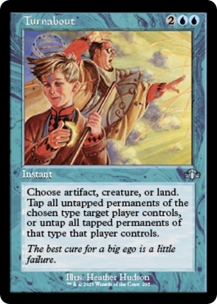 Turnabout Retro Frame (Dominaria Remastered)  - Foil