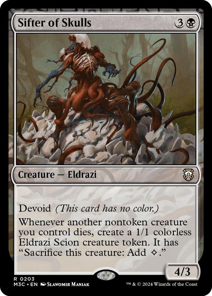 Sifter of Skulls Ripple Foil (Commander: Modern Horizons 3)  - Foil