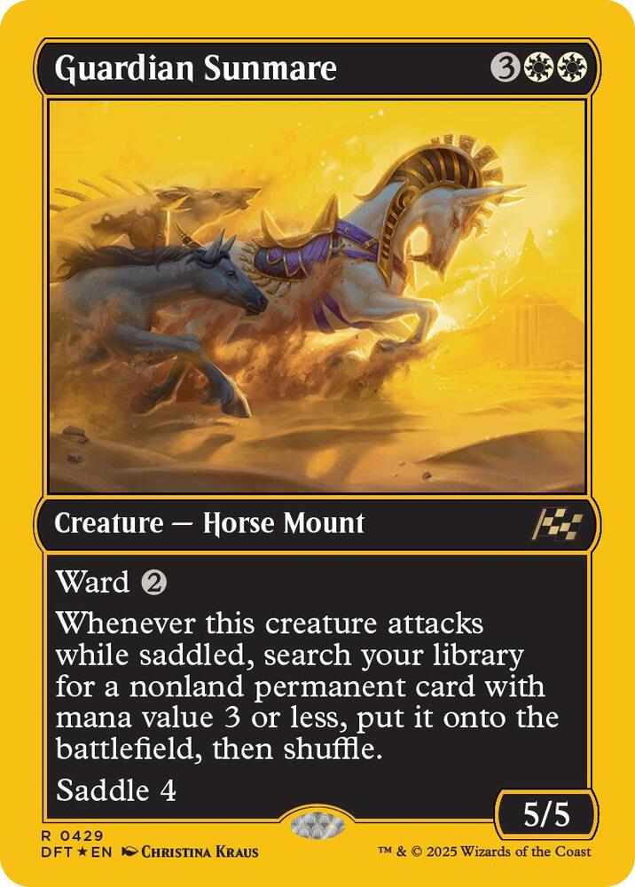 Guardian Sunmare First Place Foil (Aetherdrift)  - Foil