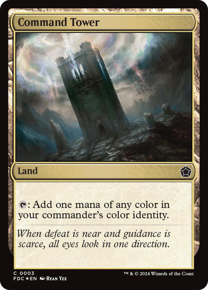 Command Tower (Commander: Foundations)  - Foil