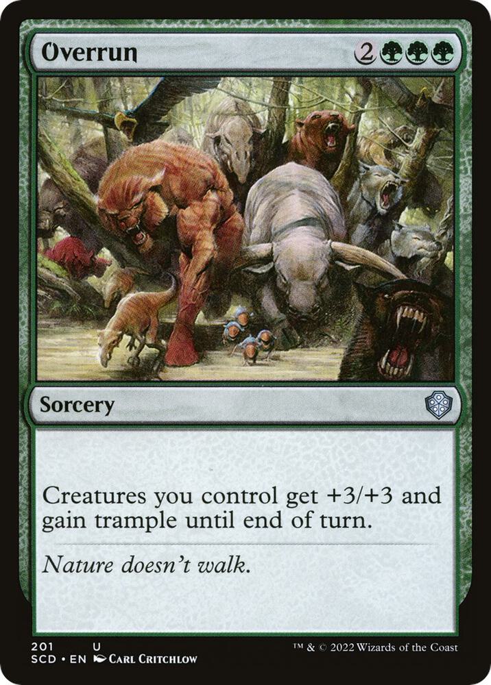 Overrun 201/352 (Starter Commander Decks) 