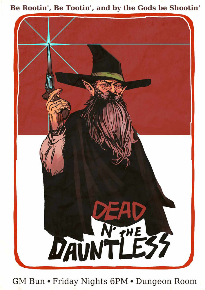 28-2-25 - Dungeon Room ( Friday 6-10pm ) - DM Bun Ticket - Western D&D 5E