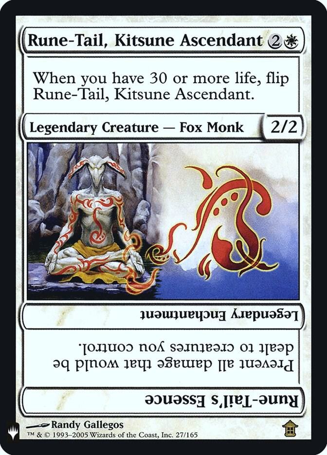 Rune Tail Kitsune Ascendant (The List Reprints)  - Foil