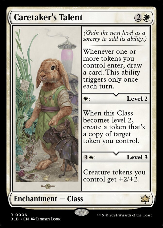 Caretaker's Talent (Bloomburrow)  - Foil