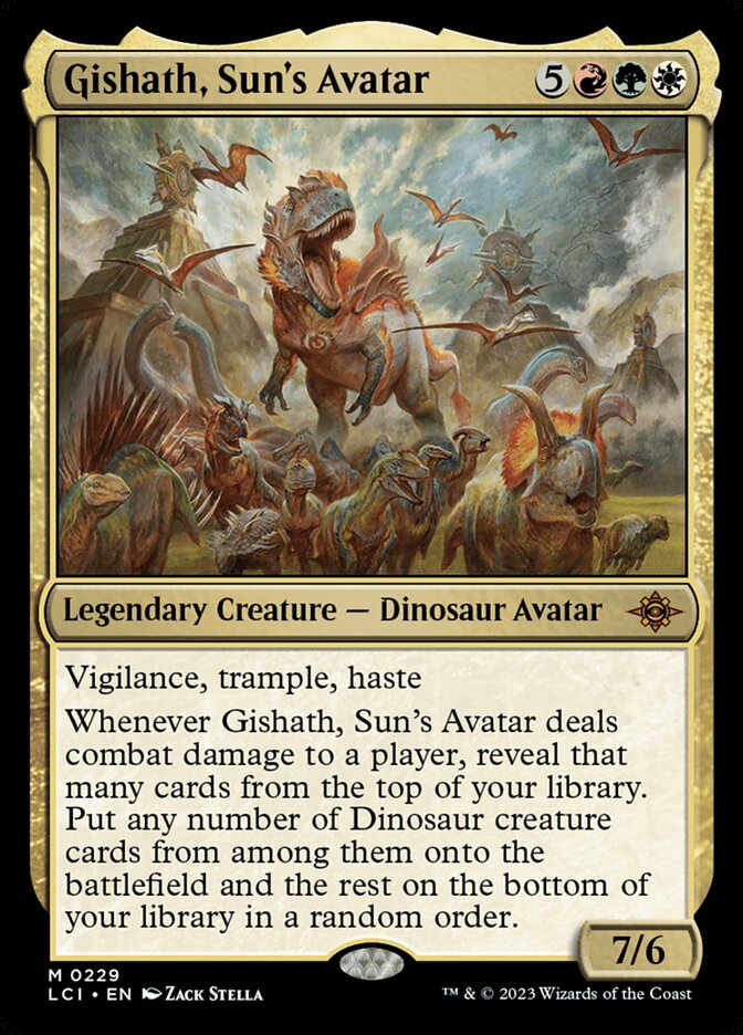 Gishath, Sun's Avatar (The Lost Caverns of Ixalan) 
