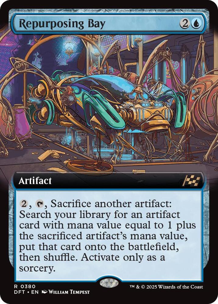 Repurposing Bay Extended Art (Aetherdrift)  - Foil