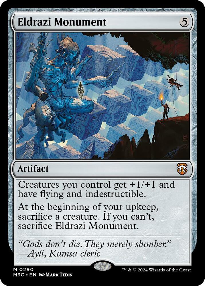 Eldrazi Monument Ripple Foil (Commander: Modern Horizons 3)  - Foil