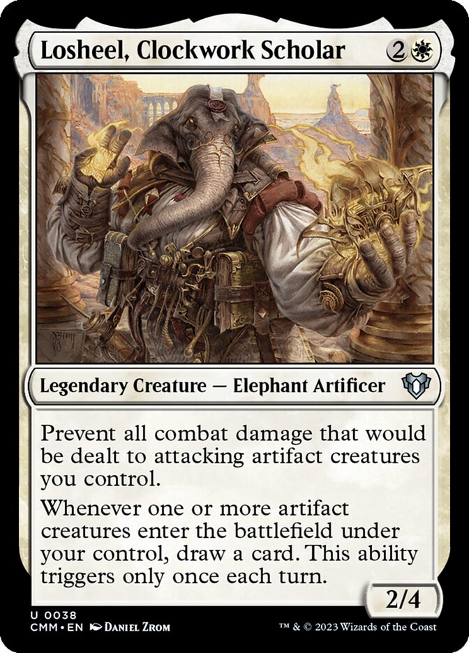 Losheel, Clockwork Scholar (Commander Masters) 